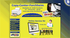 Desktop Screenshot of copy-center-forchheim.de